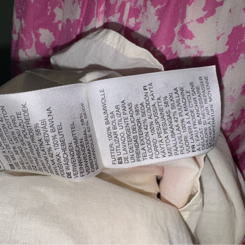 Stockholm Atelier  Pink and Cream Floral Maxi Dress - Picture 11 of 12